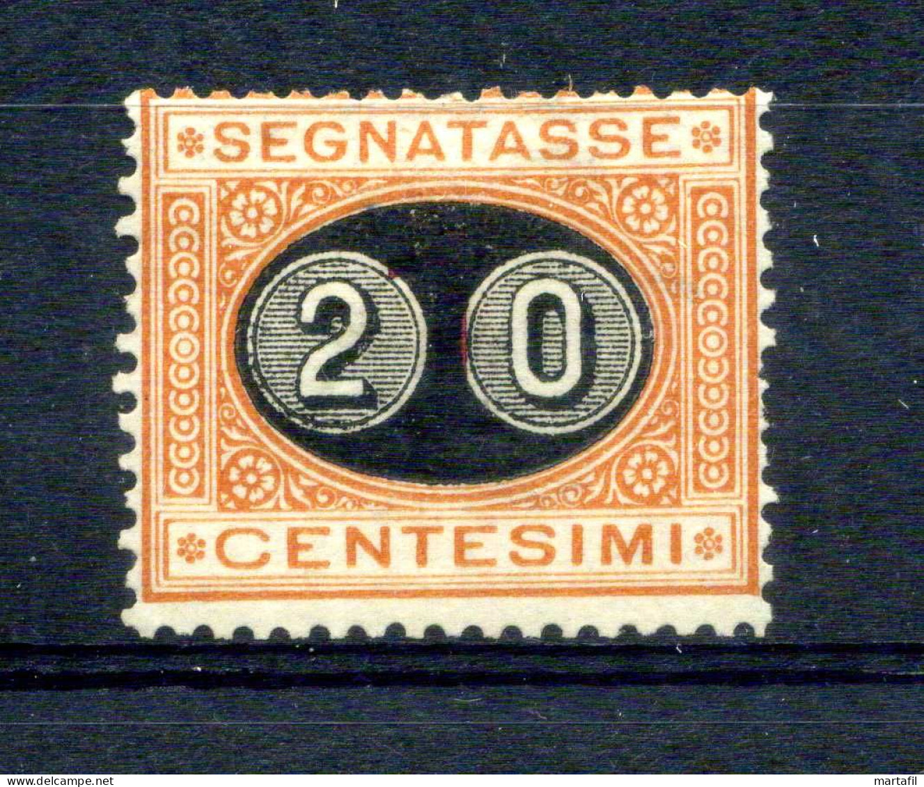 1890-91 Regno Segnatasse Tasse N.18 * - Segnatasse