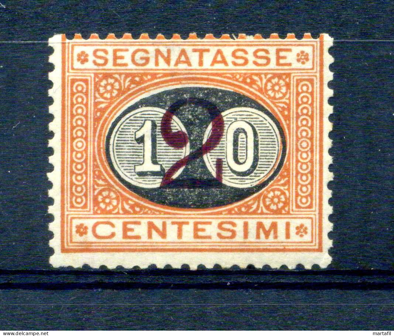 1890-91 Regno Segnatasse Tasse N.17 * - Segnatasse