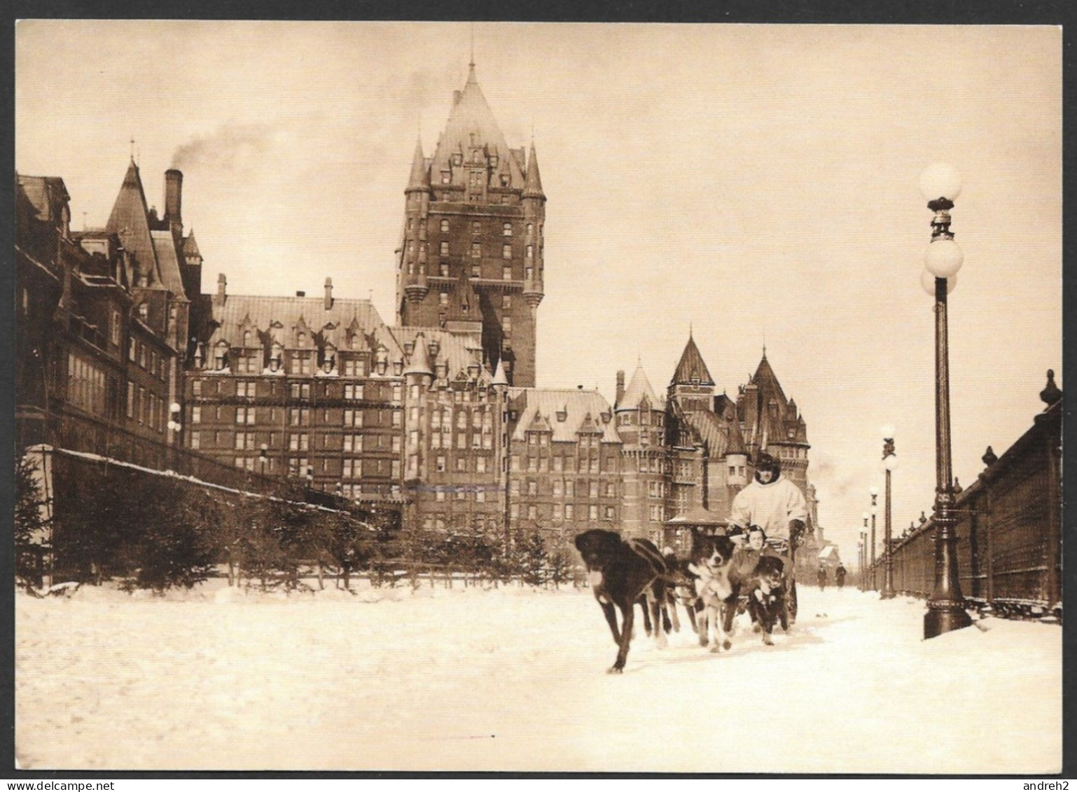 Québec Château Frontenac Vers 1940 -18x13 Cm - Archives Nationales Du Québec - No: 114 Canadian Pacific Railways - Québec - Château Frontenac