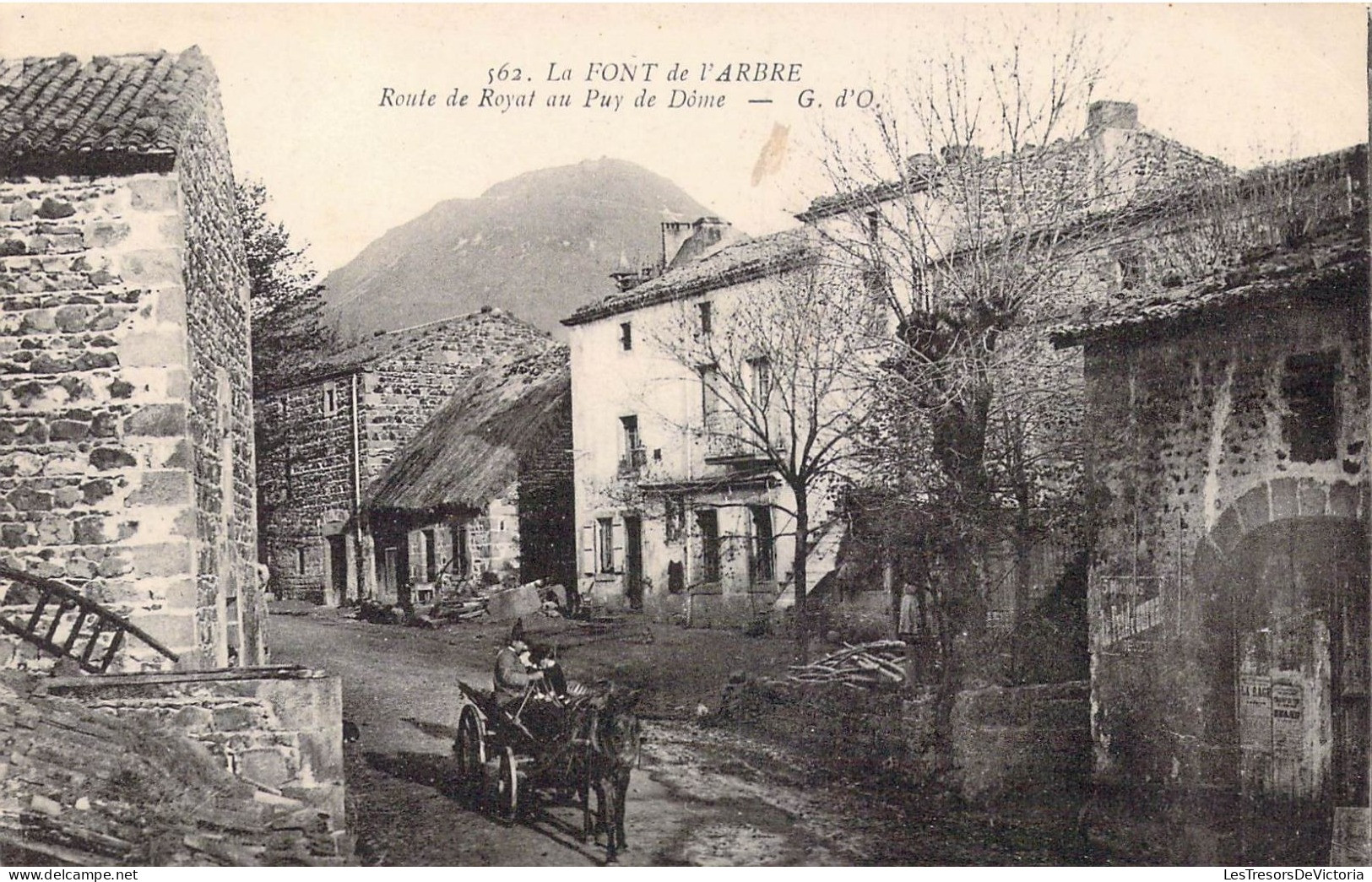 FRANCE - 63 - Royat - Route De Royat Au Puy De Dôme - La Font De L'Arbre - Carte Postale Ancienne - Royat