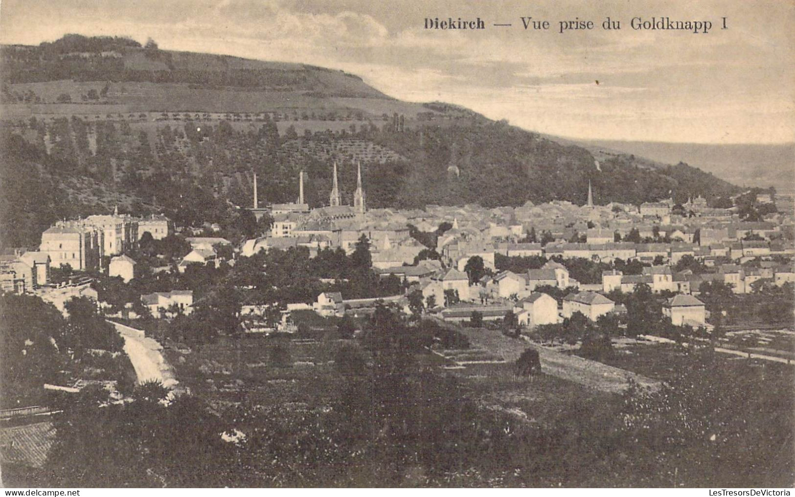 LUXEMBOURG - Diekirch - Vue Prise Du Goldknapp - Carte Postale Ancienne - Diekirch