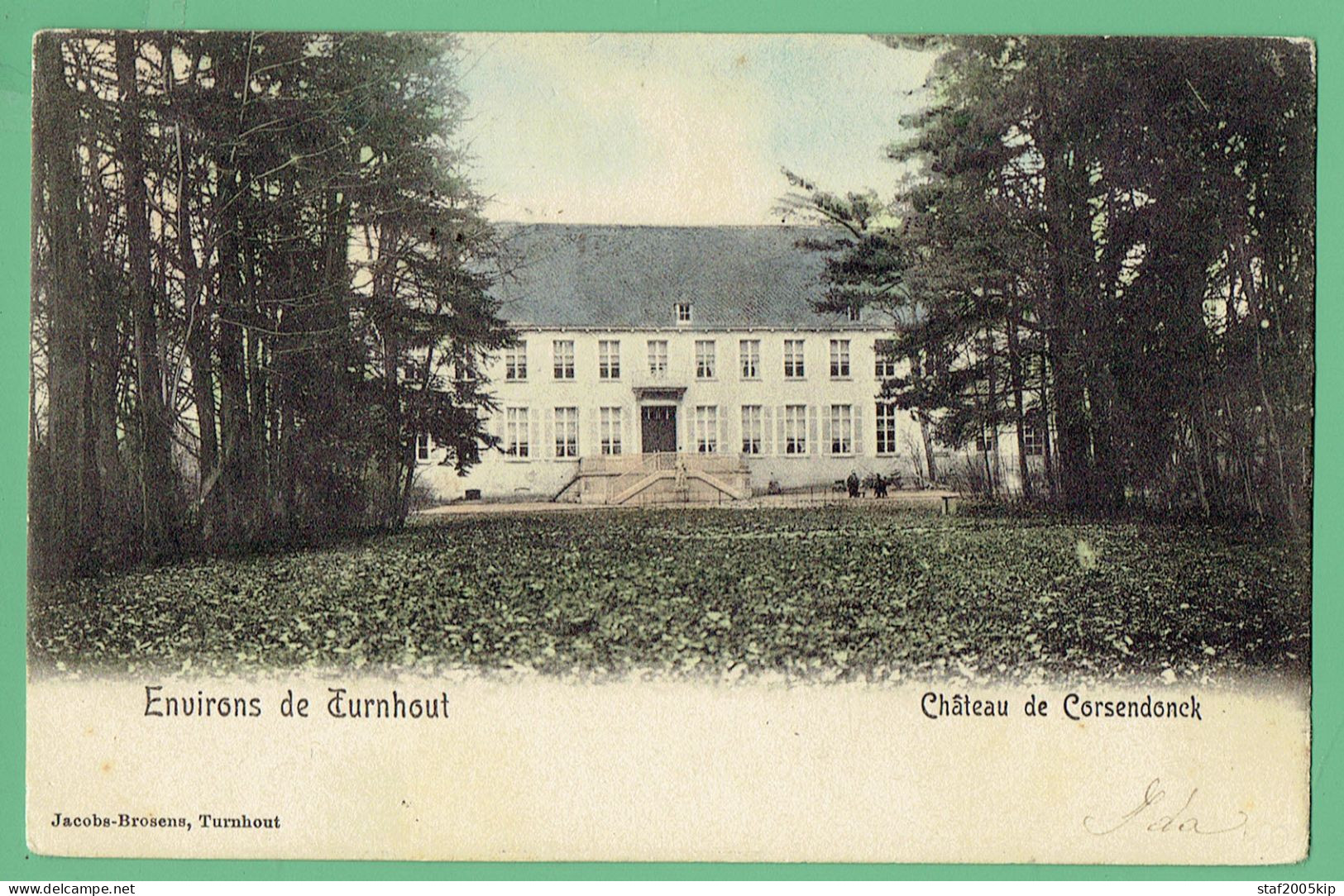 Environs De Turnhout - Château De Corsendonck - 1904 - Kleur - Oud-Turnhout