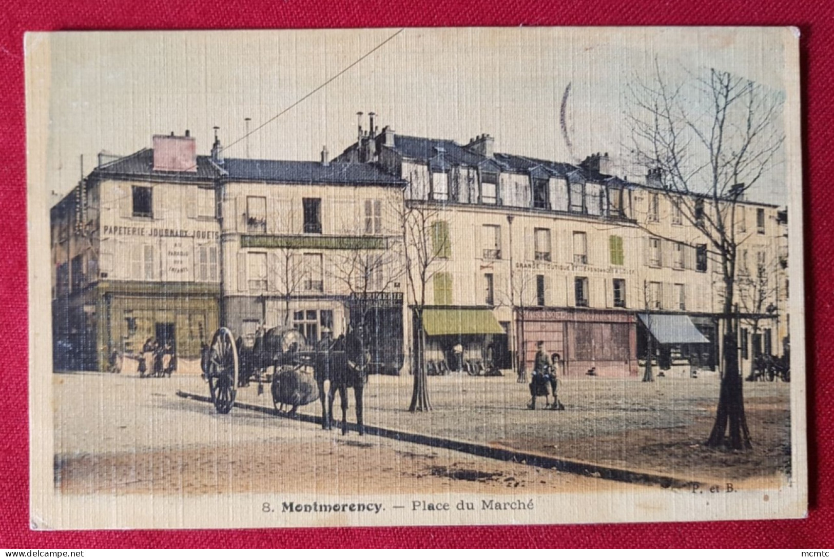 CPA - Montmorency  - Place Du Marché - Montmorency
