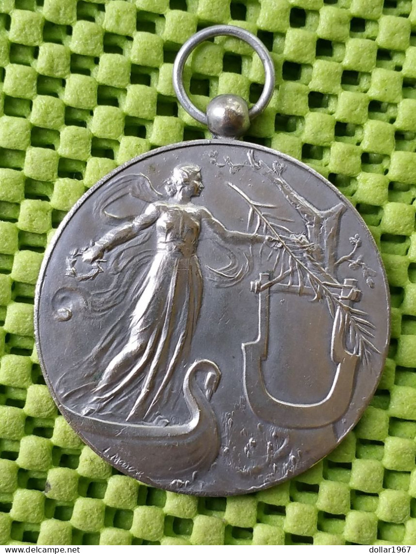 Medaille -  De Congolese Wederzijdse Blijk Van Erkenning ,voor De Koloniale Oorlogsinspanning 1940-1945. - Autres & Non Classés