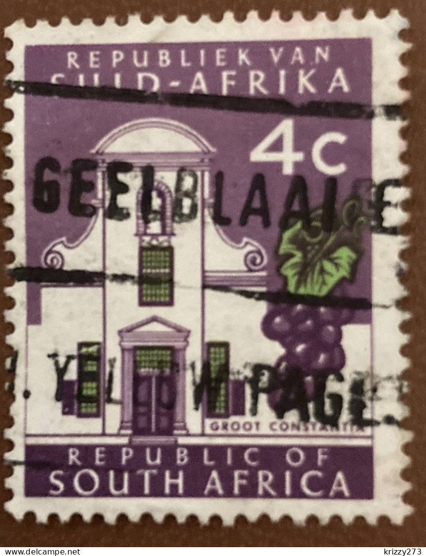 South Africa 1971 Groot Constantia 4 C - Used - Gebraucht