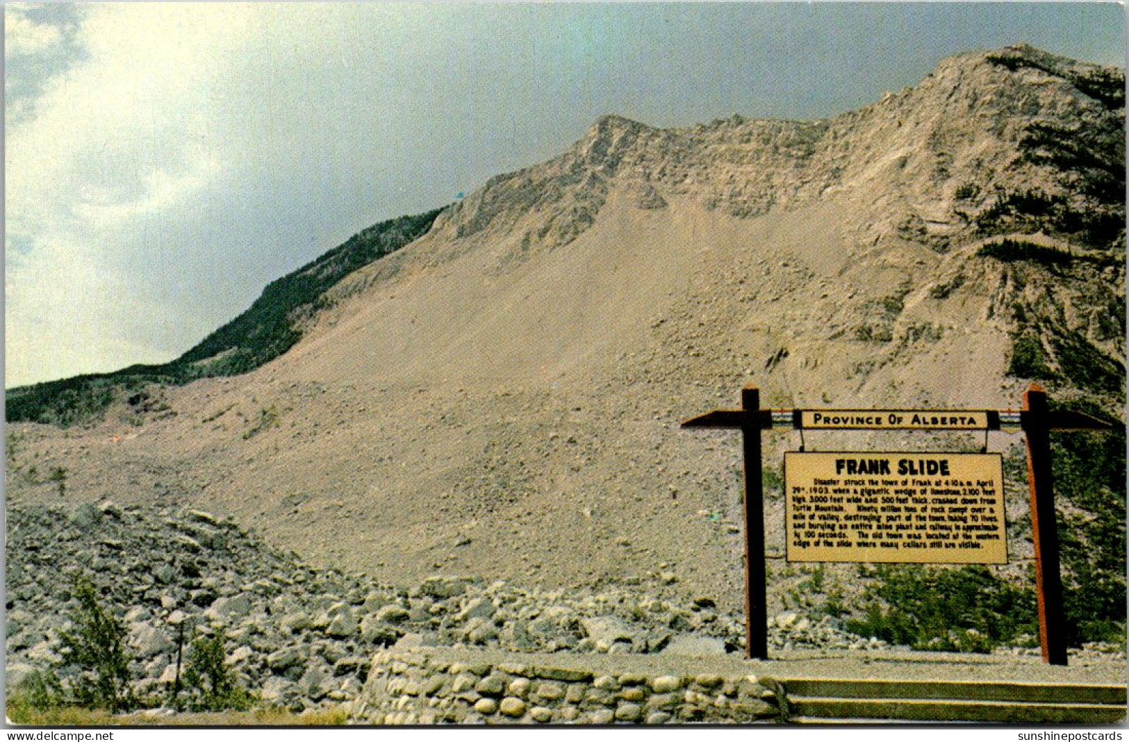 Canada Alberta Frank Turtle Mountain Frank Slide  - Other & Unclassified