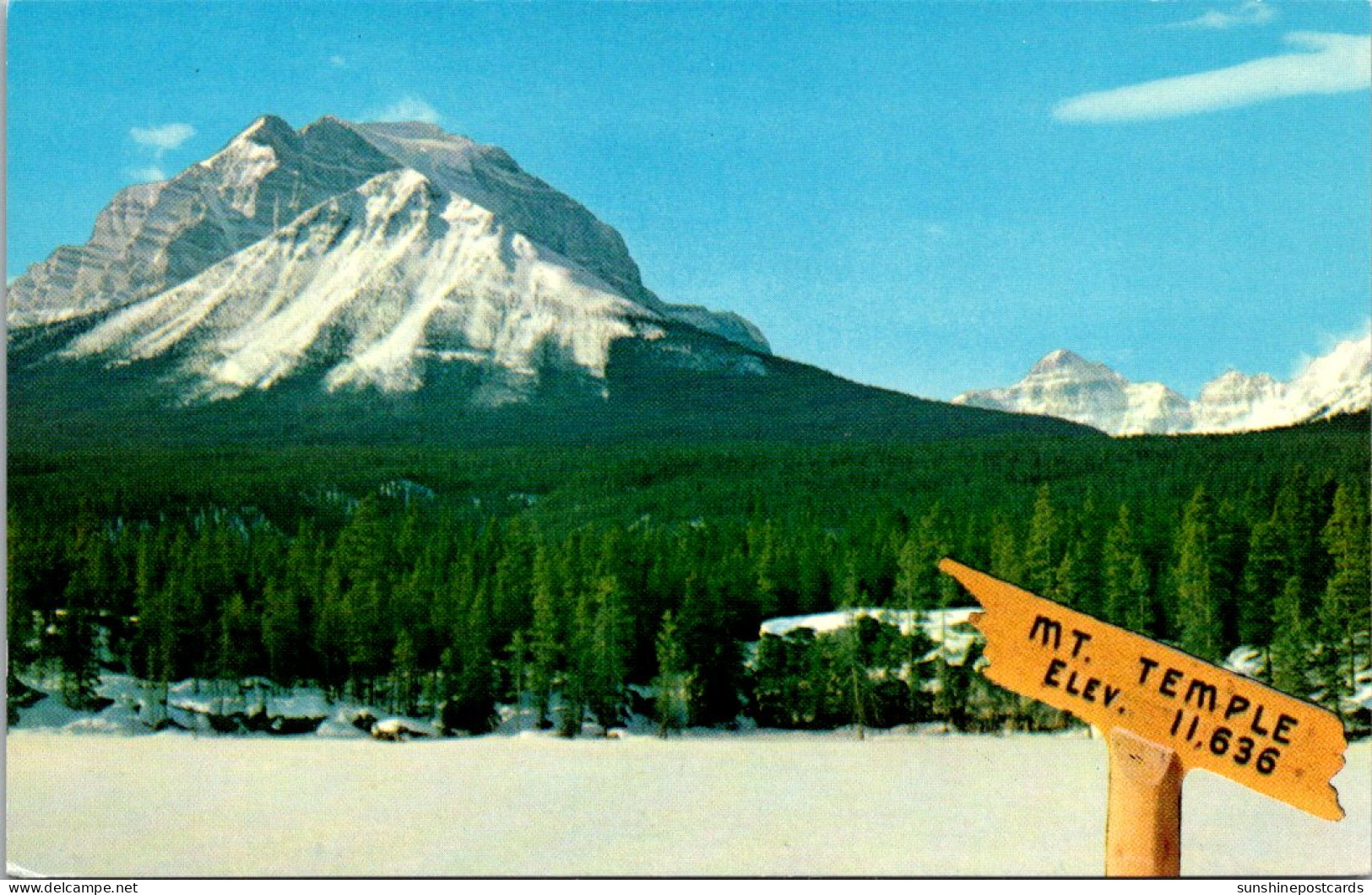 Canada Banff National Park Mount Temple - Banff