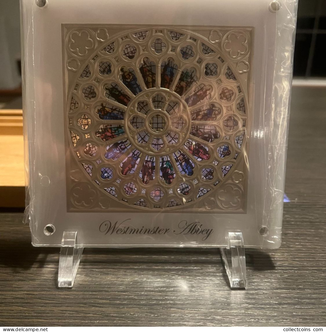 ROSE WINDOW Of Westminster Abbey North Rose - Solomon Islands 5 Dollars 2021 150 Grams Zilveren Munt  Silver Coin - Otros – Oceanía