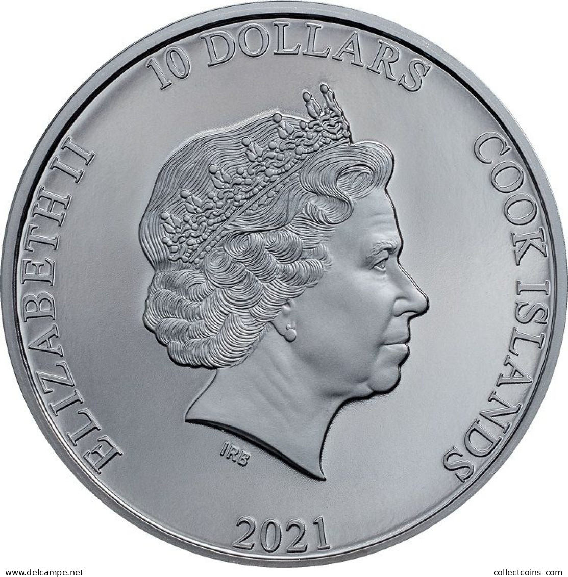 Cook Islands 10 Dollars 2021 CLASSIC CAR Open Roads - 2 Oz Silver Coin Zilveren Munt - Andere - Oceanië