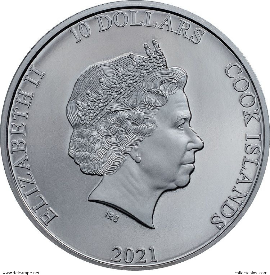 Cook Islands 10 Dollars 2021 CLASSIC CAR Open Roads - 2 Oz Silver Coin Zilveren Munt - Sonstige – Ozeanien