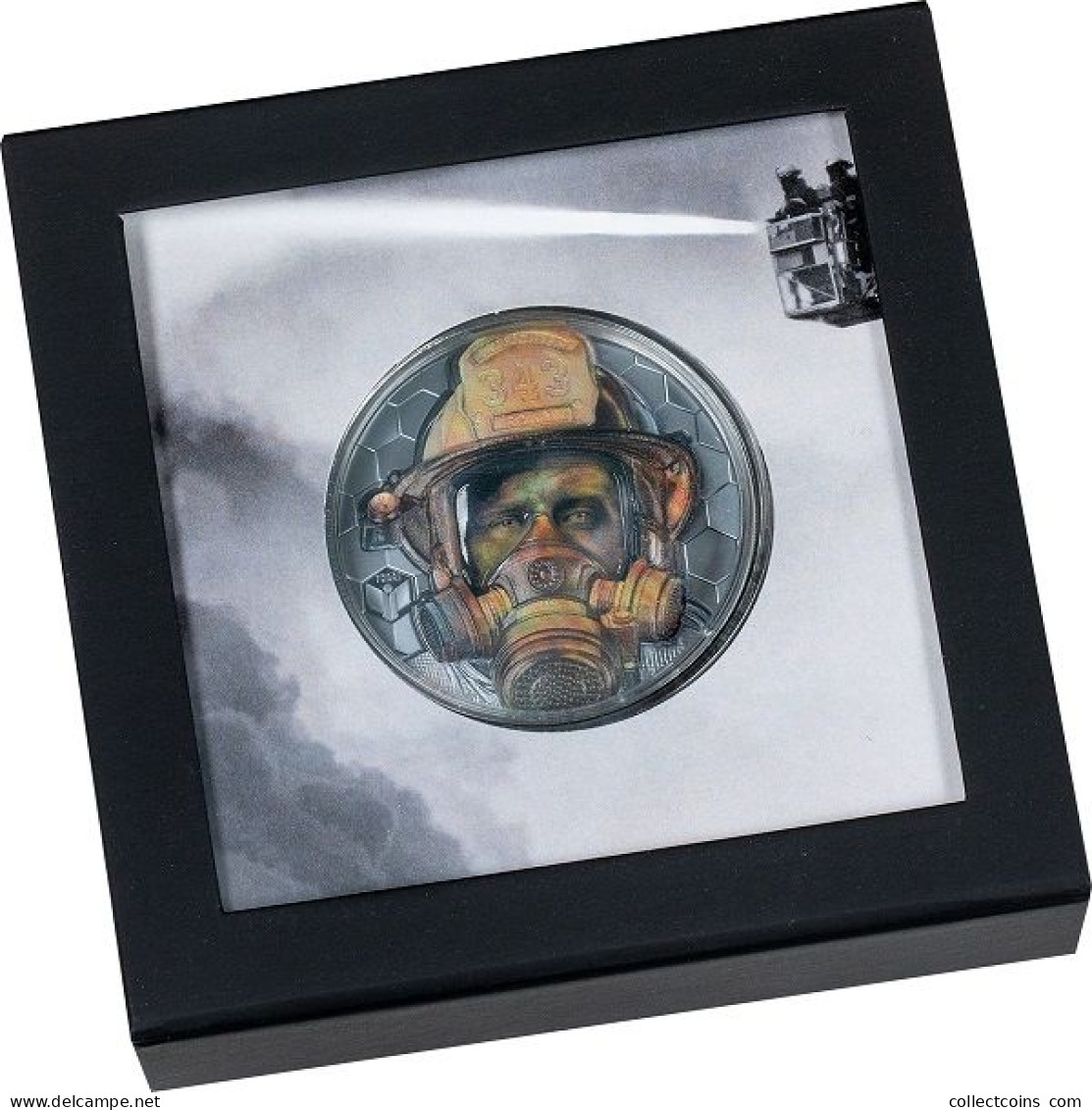 Cook Islands 20 Dollars 2021 FIREFIGHTER 3 Oz Silver Proof Coin Zilveren Munt - Autres – Océanie