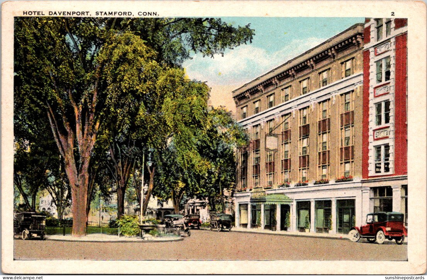 Connecticut Stamford Hotel Davenport 1931 - Stamford