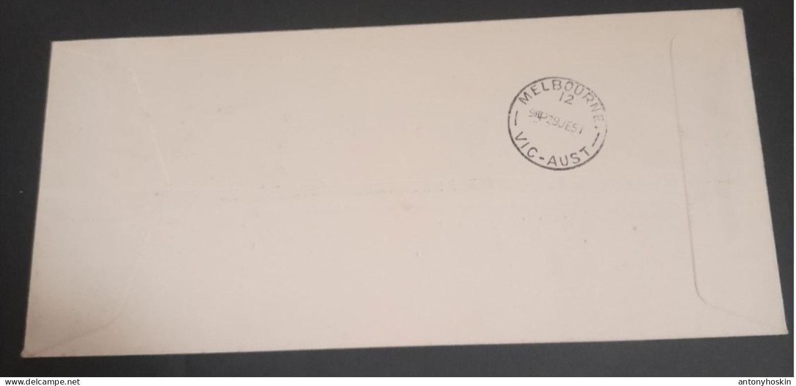 29 June 1951 First Official Direct Air Mail Christchurch  -Melbourne. - Luchtpost