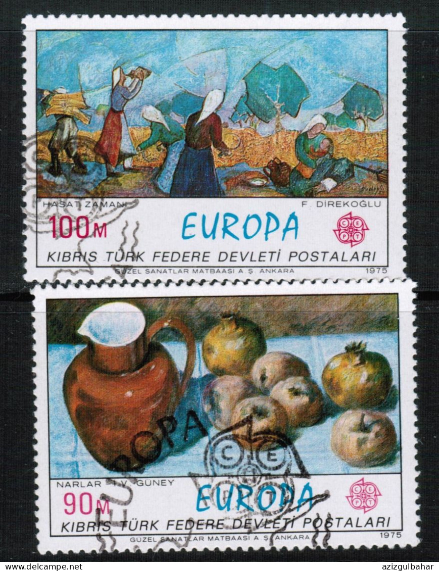 1975 - EUROPA  - TURKISH  CYPRUS STAMPS - USED - Gebraucht