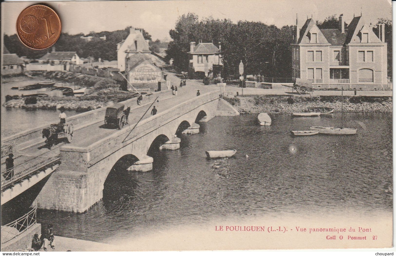 44 - Carte Postale Ancienne De   LE POULIGUEN  Le Pont - Le Pouliguen