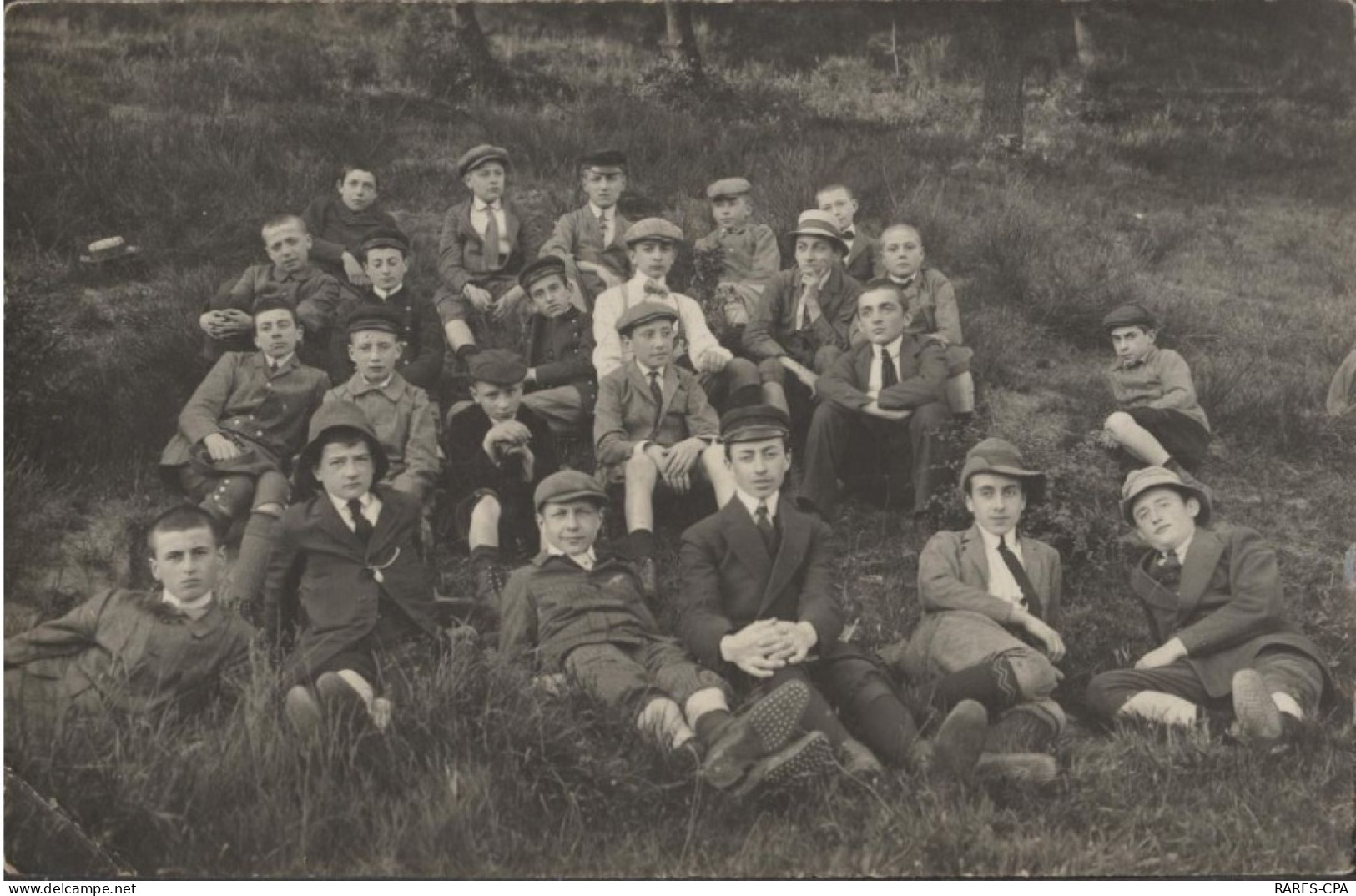 42 SAINT CHAMOND - Un Groupe D'écoliers - CPA Photo - Rare - Saint Chamond