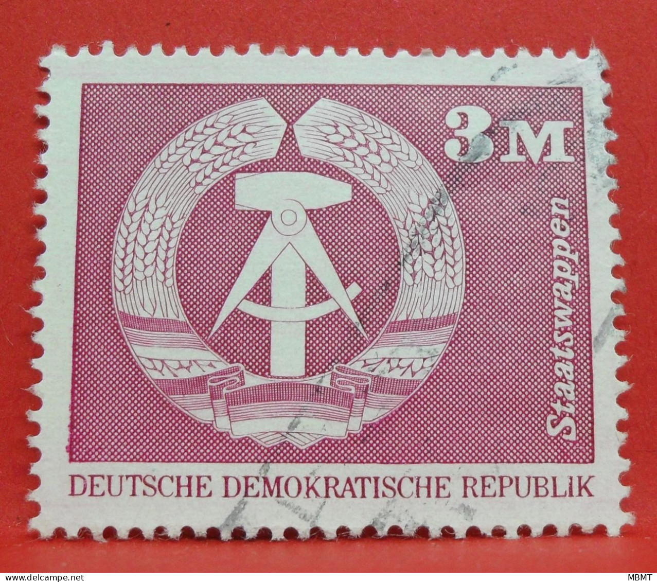 N°1709 - 3 Deutsche Mark - Année 1974 - Timbre Oblitéré Allemagne DDR - - Gebraucht