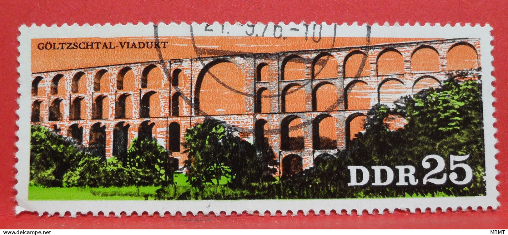 N°1908 - 25 Pfennig - Année 1976 - Timbre Oblitéré Allemagne DDR - - Gebraucht