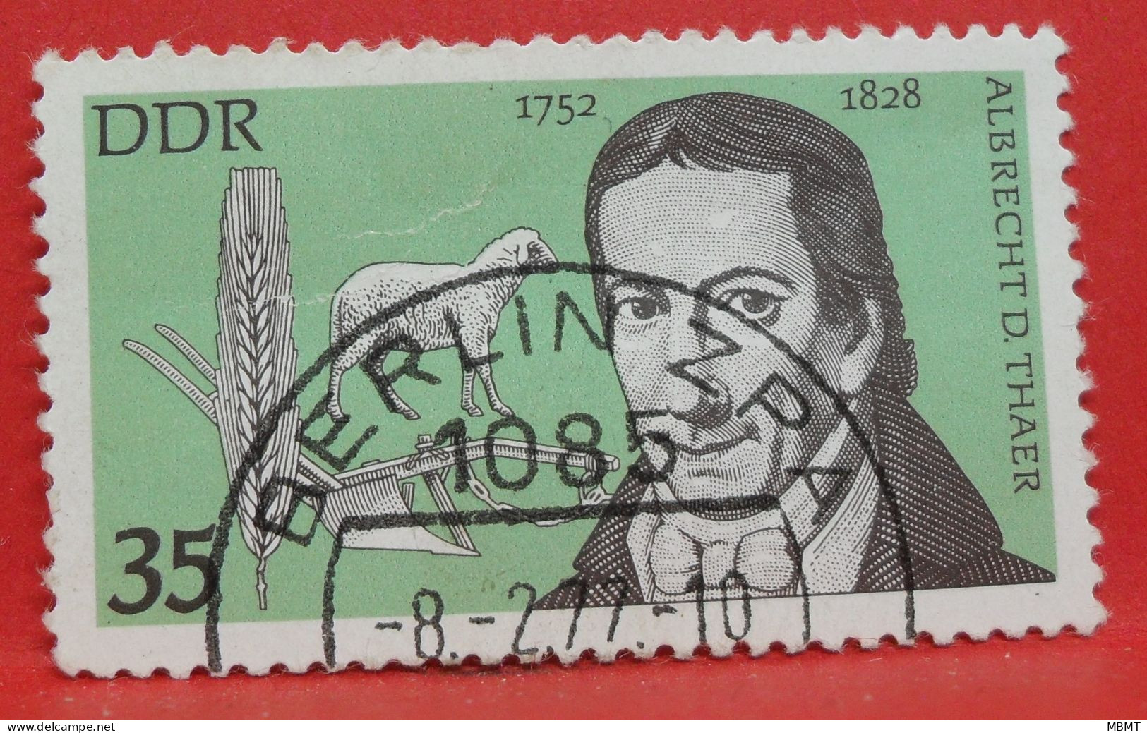 N°1943 - 35 Pfennig - Année 1977 - Timbre Oblitéré Allemagne DDR - - Gebraucht
