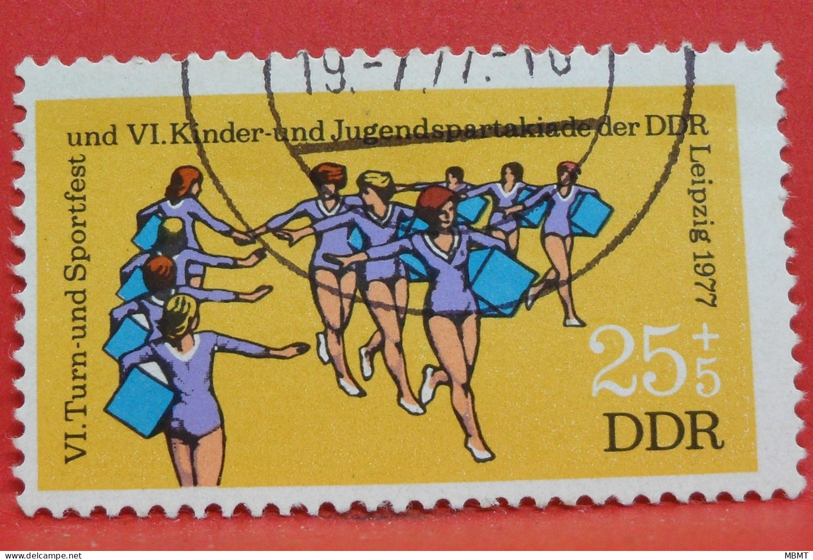 N°1986 - 25+5 Pfennig - Année 1977 - Timbre Oblitéré Allemagne DDR - - Gebraucht