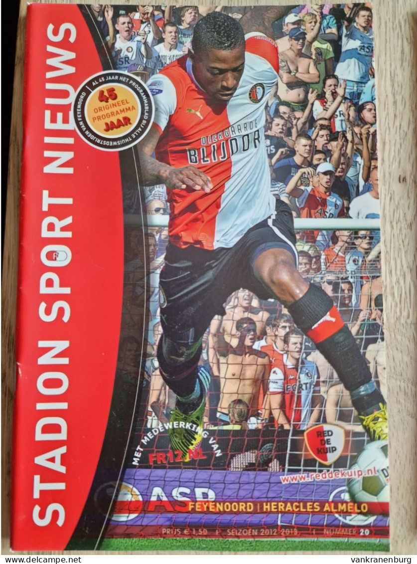 Programme Feyenoord - Heracles Almelo - 28.4.2013 - Eredivisie - Holland - Programm - Football - - Libros