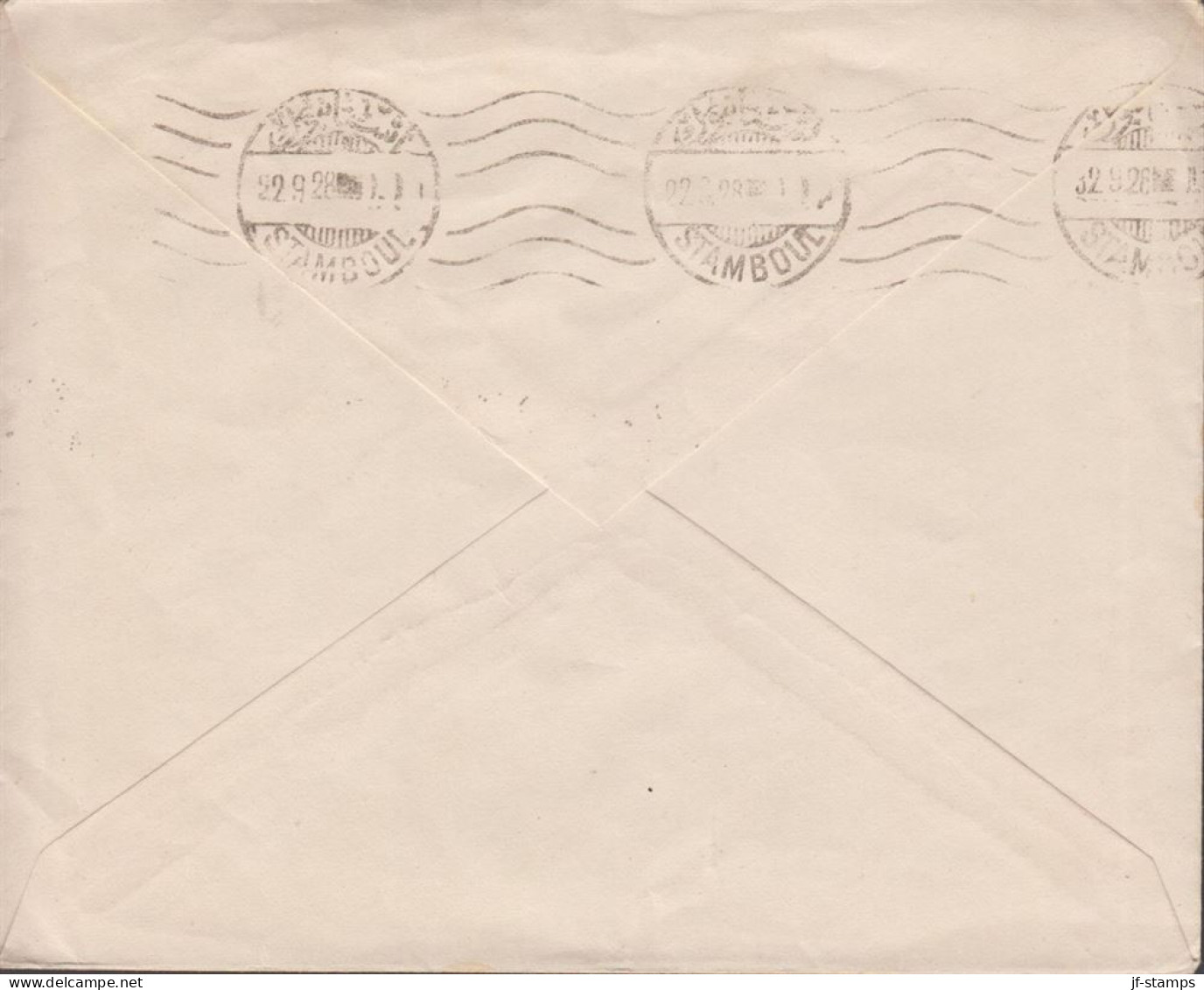 1928. TÜRKIYE. Cover  To Sweden With 2 Ex 6 G + 20 PARA 1926-issue Cancelled MALATIA And Rev... (Michel 844+) - JF442689 - Lettres & Documents