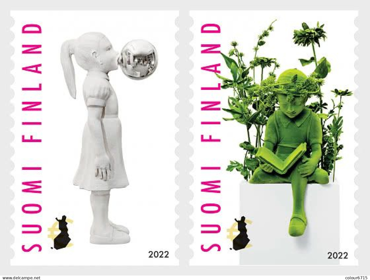 Finland 2022 Posti's Art Award Stamps 2v MNH - Unused Stamps