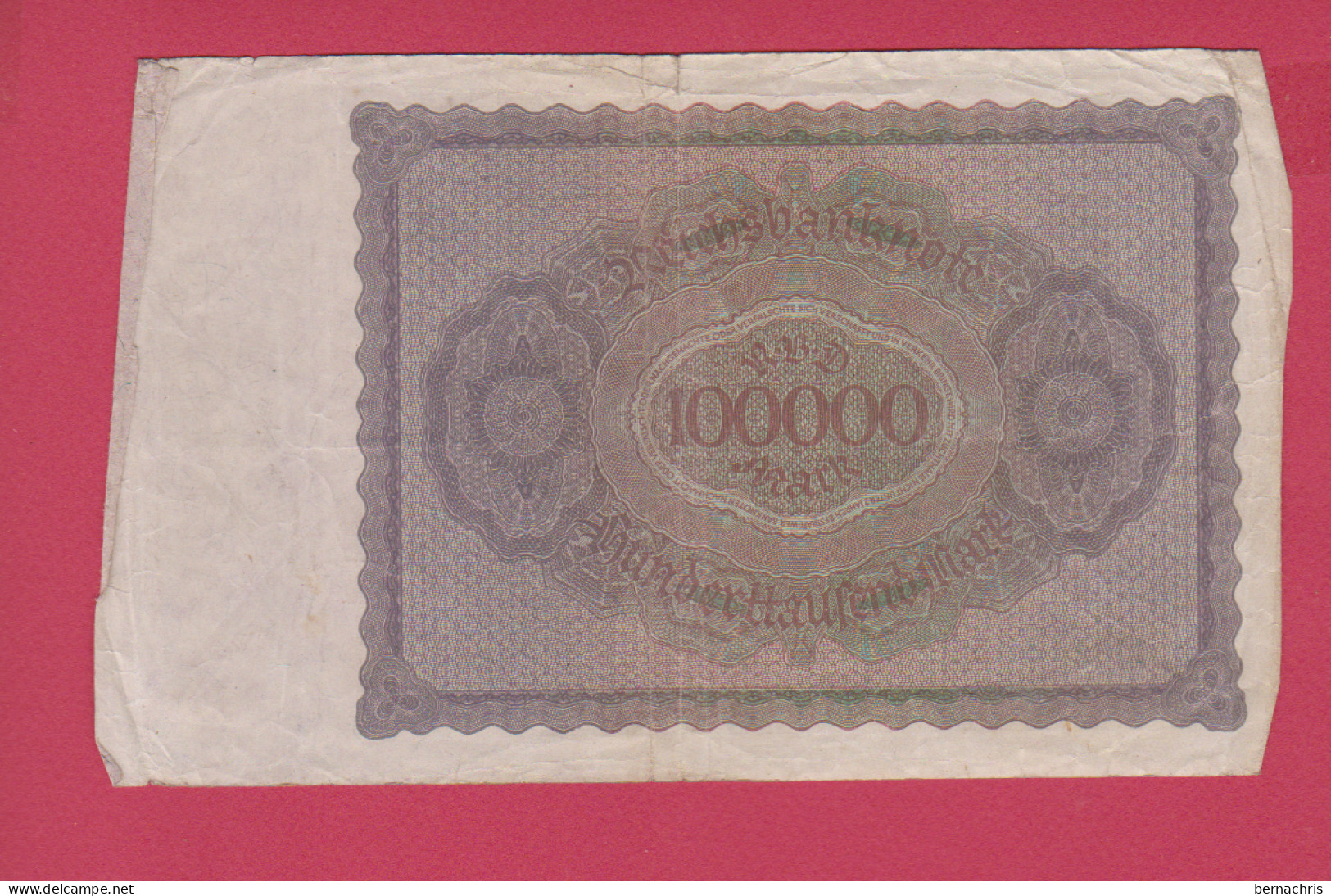 ALLEMAGNE - 100 000 MARKS 1923 - Collections