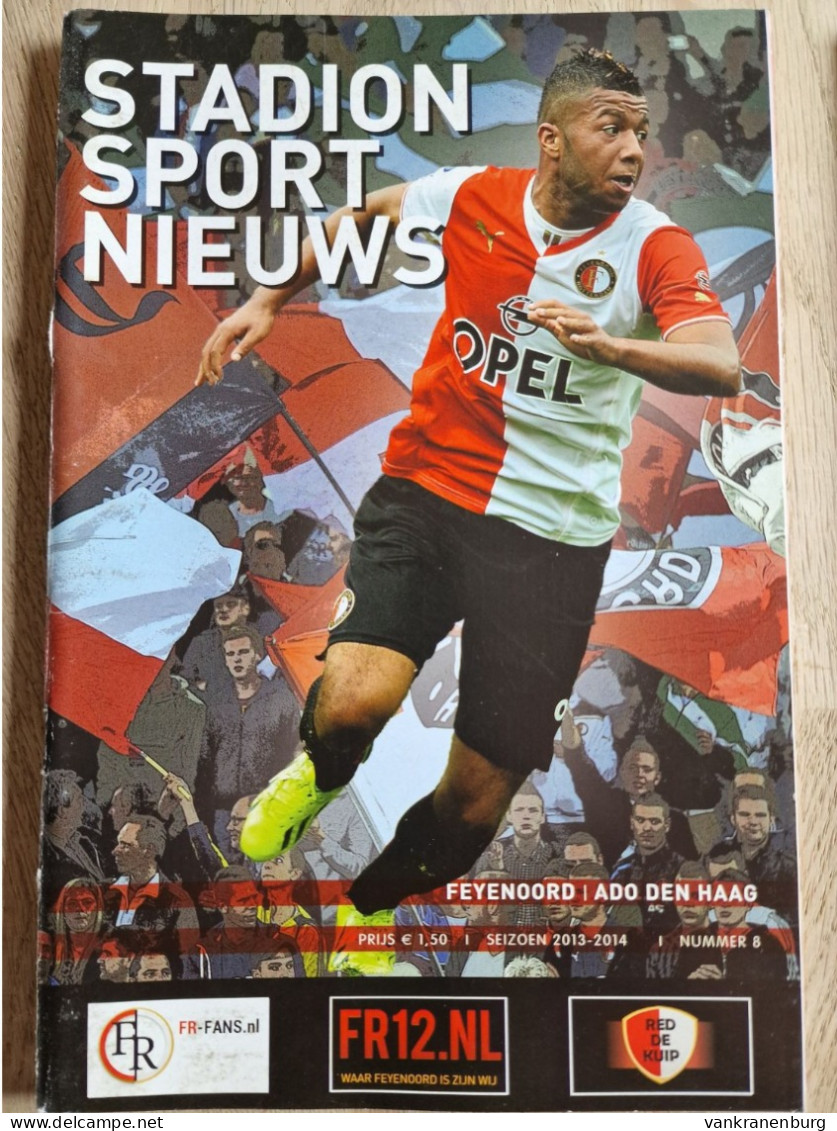 Programme Feyenoord - ADO Den Haag - 29.9.2013 - Eredivisie - Holland - Programm - Football - Poster Graziano Pelle - Bücher