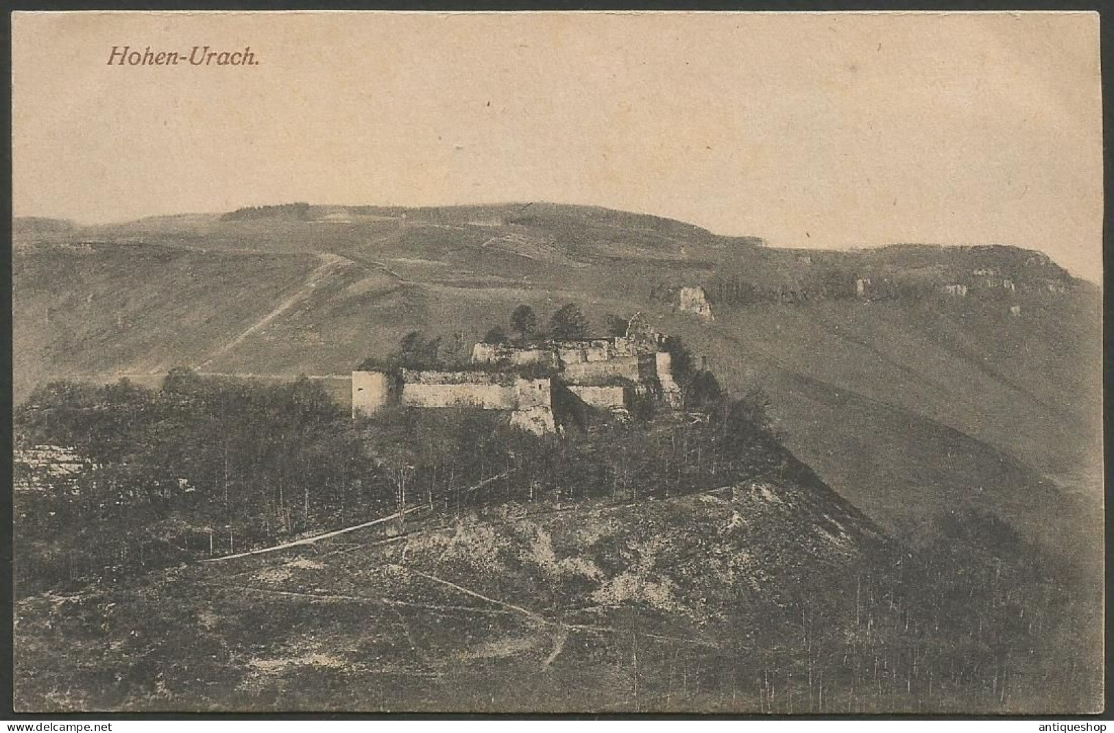 Germany-----Bad Urach-----old Postcard - Bad Urach