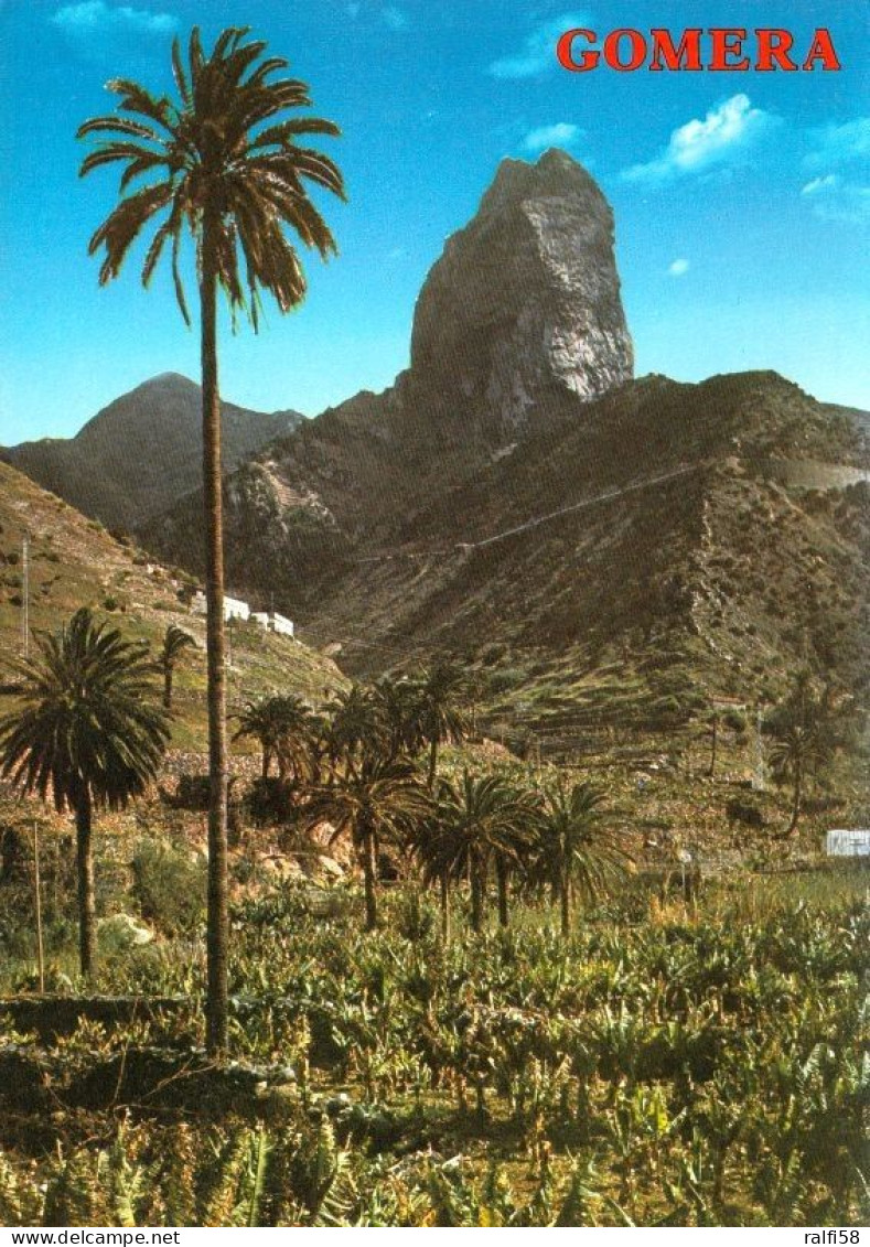 1 AK Gomera Island * Der Vulkanschlot Roque Cano In Vallehermoso (deutsch Schönes Tal) * - Gomera