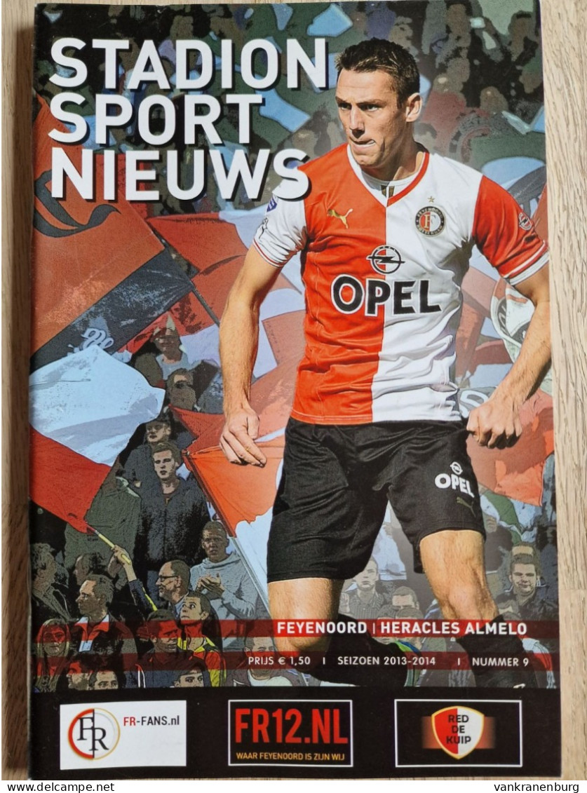 Programme Feyenoord - Heracles Almelo - 27.10.2013 - Eredivisie - Holland - Programm - Football - Boeken