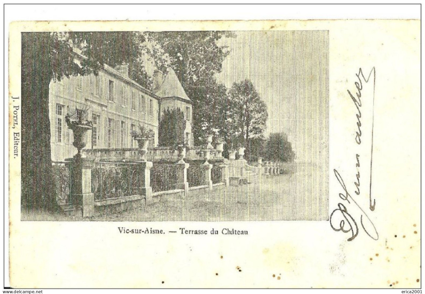 Vic Sur Aisne. La Terrasse Du Chateau à Vic Sur Aisnes. - Vic Sur Aisne