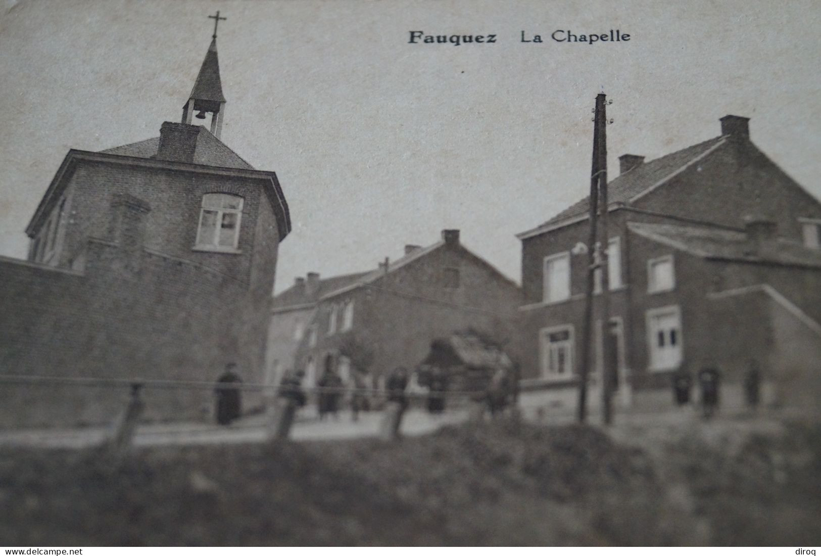 RARE,Fauquez Virginal,la Chapelle,animé,bel état De Collection,1935 - Ittre