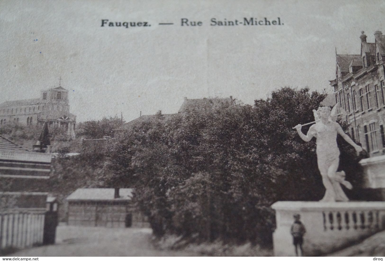 Fauquez Virginal,rue Saint-Michel,bel état De Collection,1935 - Ittre