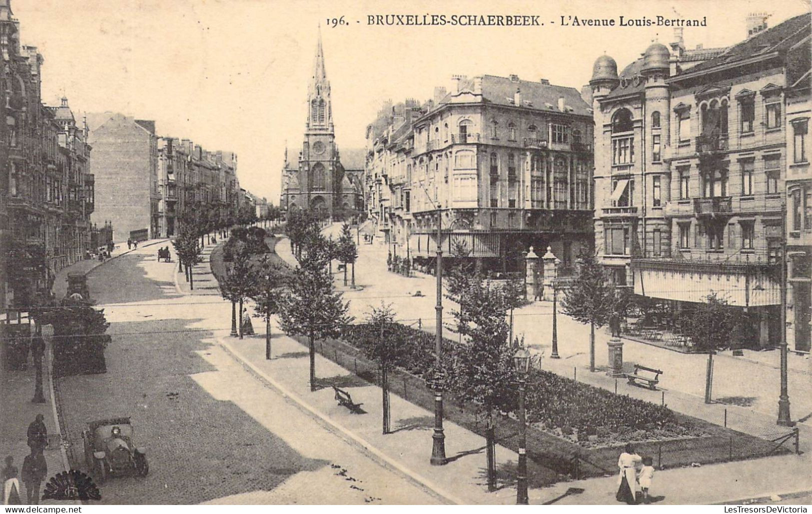 BELGIQUE - BRUXELLES - L'Avenue Louis Bertrand - Carte Postale Ancienne - Avenidas, Bulevares