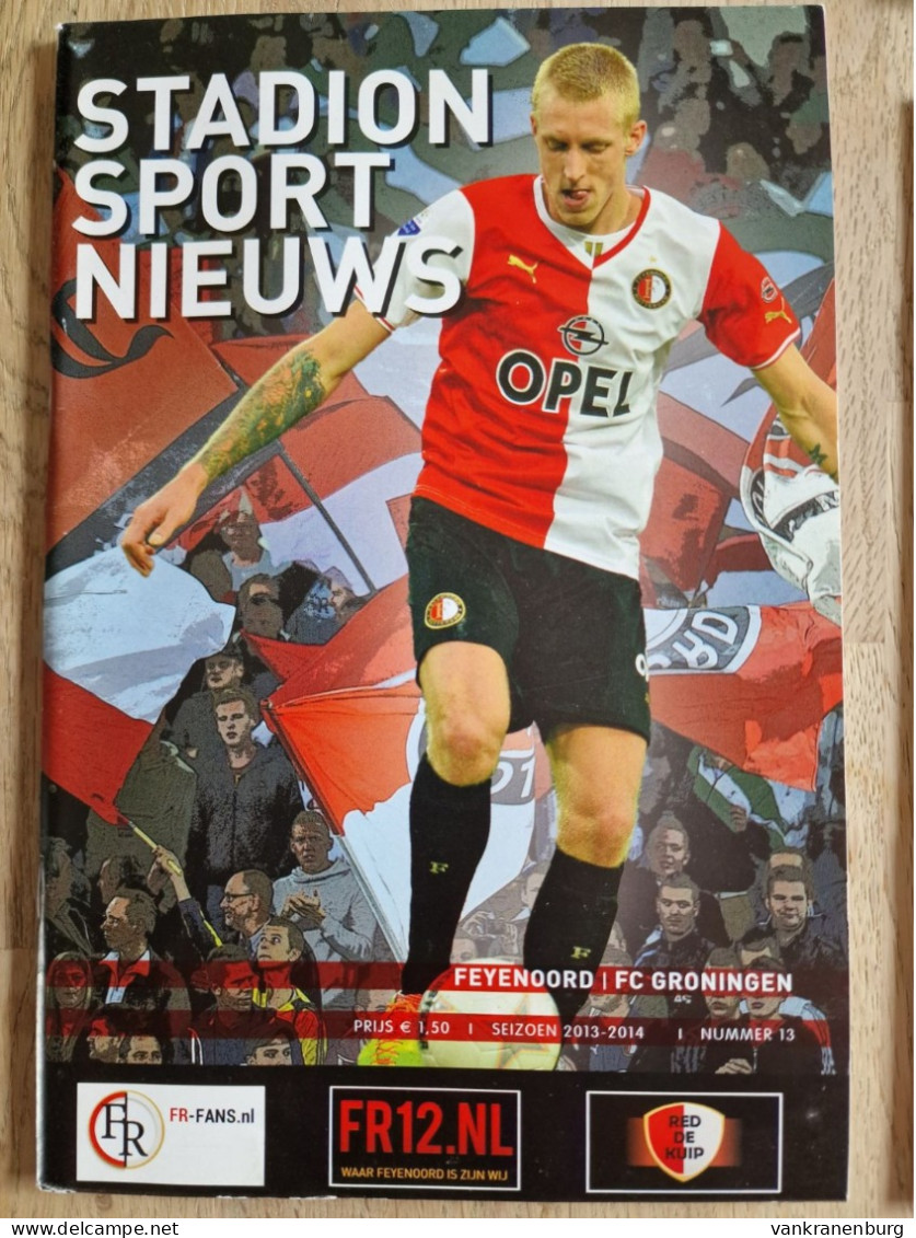 Programme Feyenoord - FC Groningen - 15.12.2013 - Eredivisie - Holland - Programm - Football - - Libros