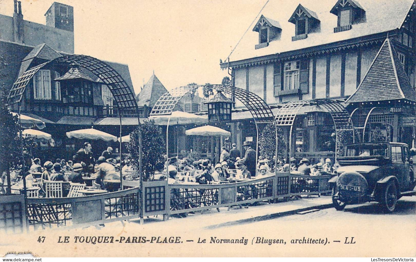 FRANCE - 62 - LE TOUQUET PARIS PLAGE - Le Normandy - Bluysen Architecte - LL - Carte Postale Ancienne - Le Touquet