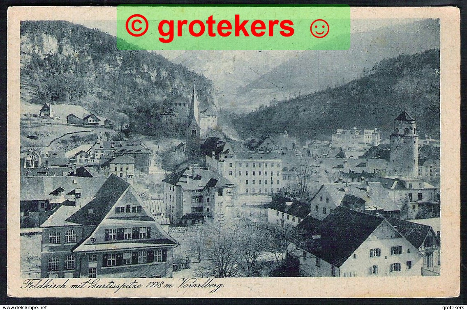 FELDKIRCH Mit Gurtisspitze 1778m Vorarlberg  - Feldkirch