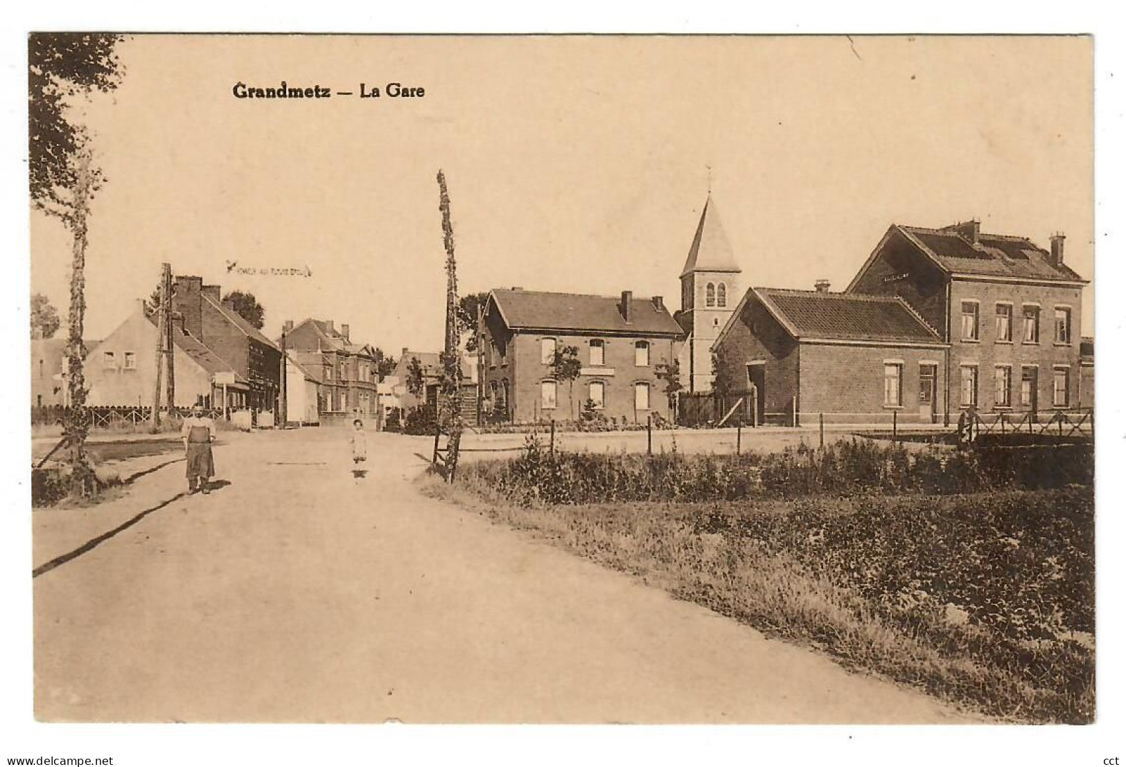 Grandmetz   Leuze-en-Hainaut    La Gare   STATION STATIE - Leuze-en-Hainaut