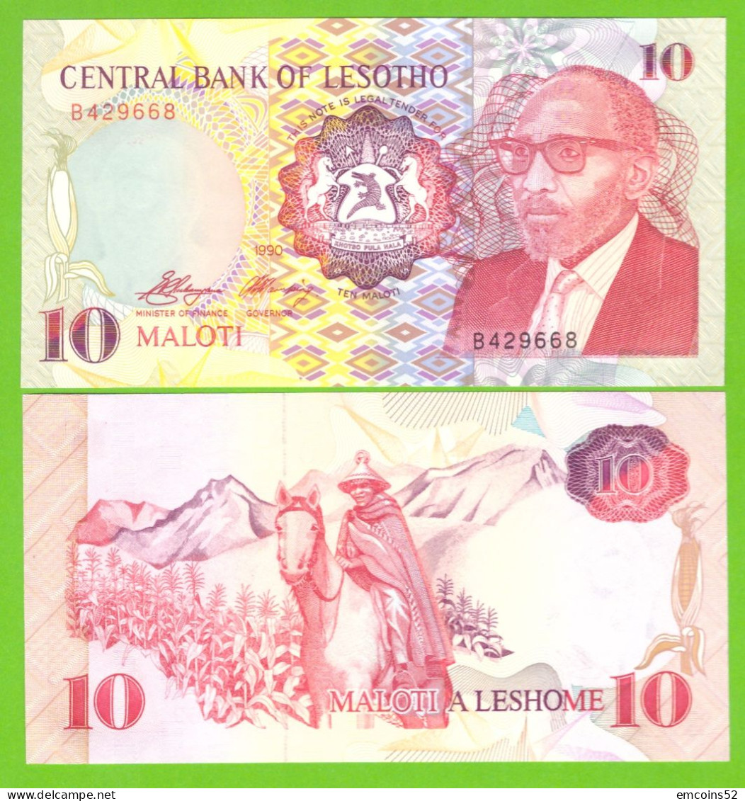 LESOTHO 10 MALOTI 1990 P-11  UNC - Lesotho