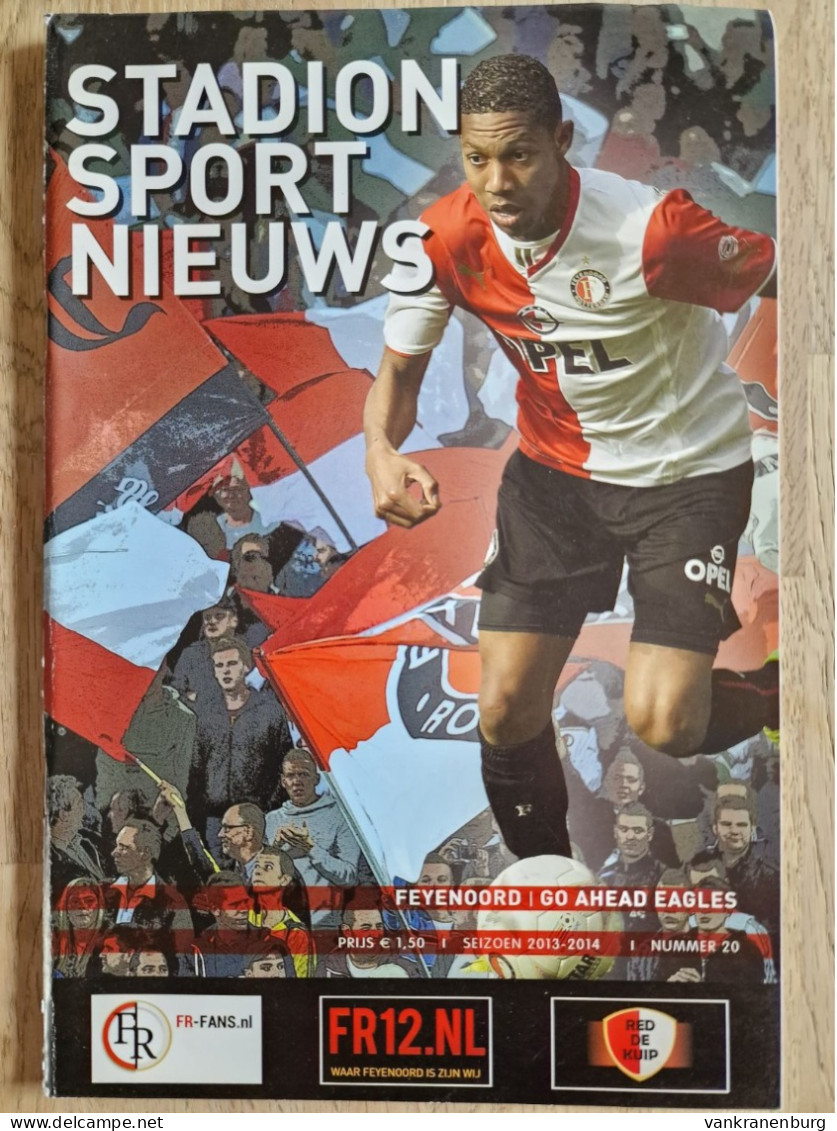Programme Feyenoord - Go Ahead Eagles - 30.3.2014 - Eredivisie - Holland - Programm - Football - - Books