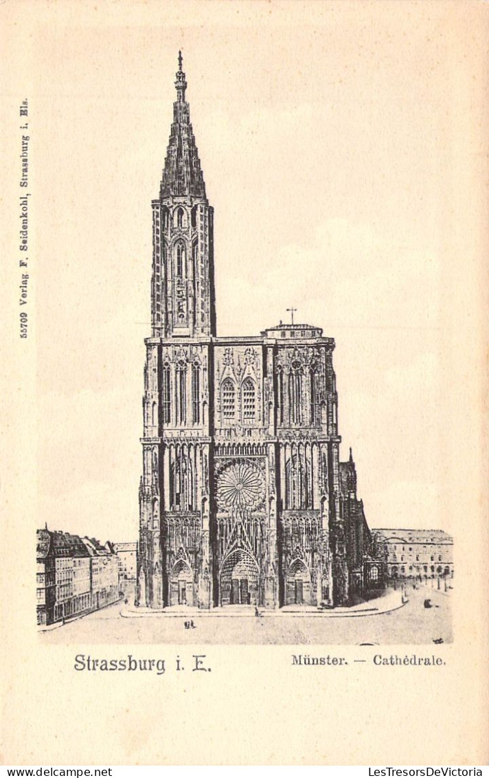 FRANCE - 67 - STRASBOURG - MUNSTER - Cathédrale - Carte Postale Ancienne - Straatsburg