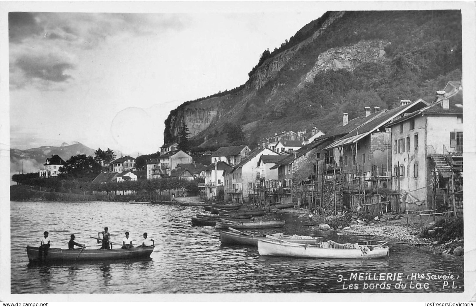 FRANCE - 74 - MEILLERIE - Les Bords Du Lac - P L - Carte Postale Ancienne - Otros & Sin Clasificación