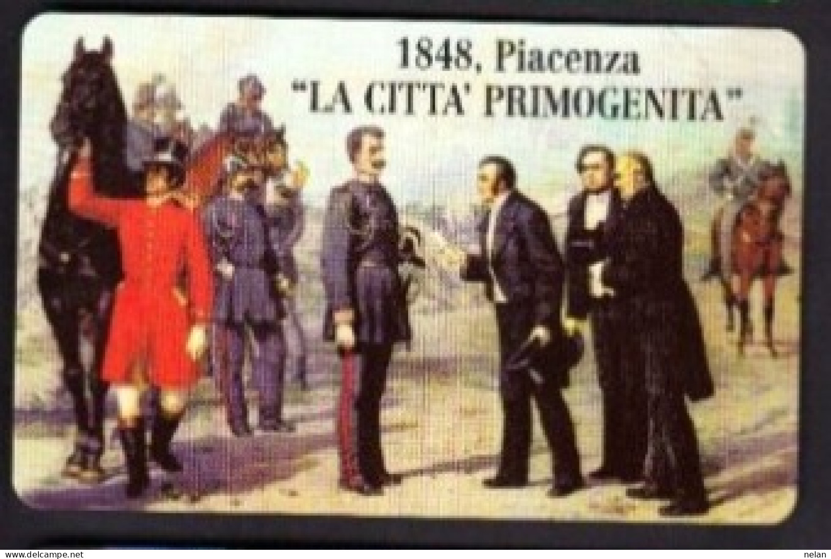 SCHEDA TELEFONICA  - ITALIA - TELECOM - NUOVA - 1848 PIACENZA - LA CITTA  PRIMOGENITA - Öff. Sonderausgaben