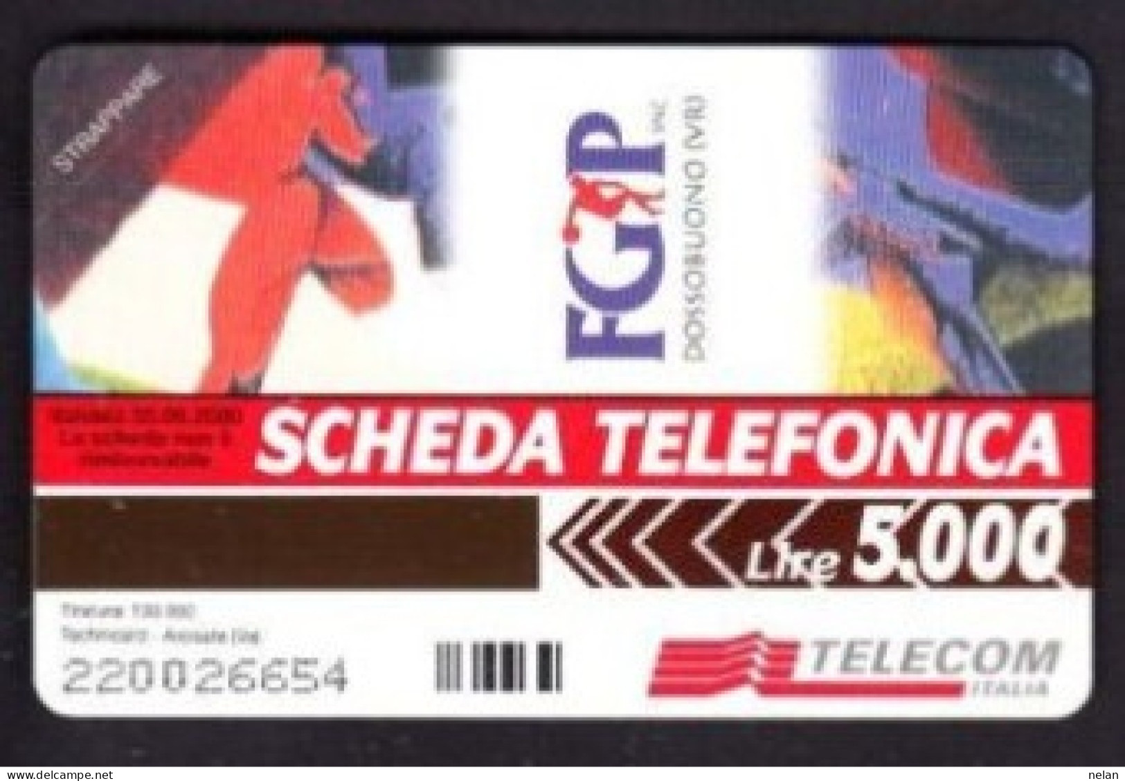 SCHEDA TELEFONICA  - ITALIA - TELECOM - NUOVA - FGP - ORTOPEDIA  A  RIABILITAZIONE - Öff. Sonderausgaben