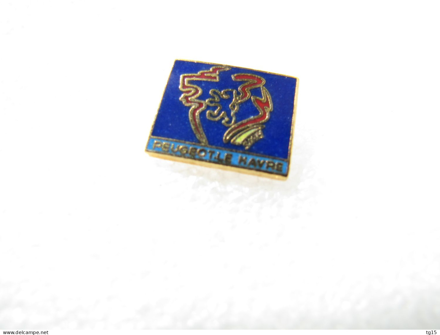 PIN'S    PEUGEOT  LE  HAVRE   Email Grand Feu - Peugeot