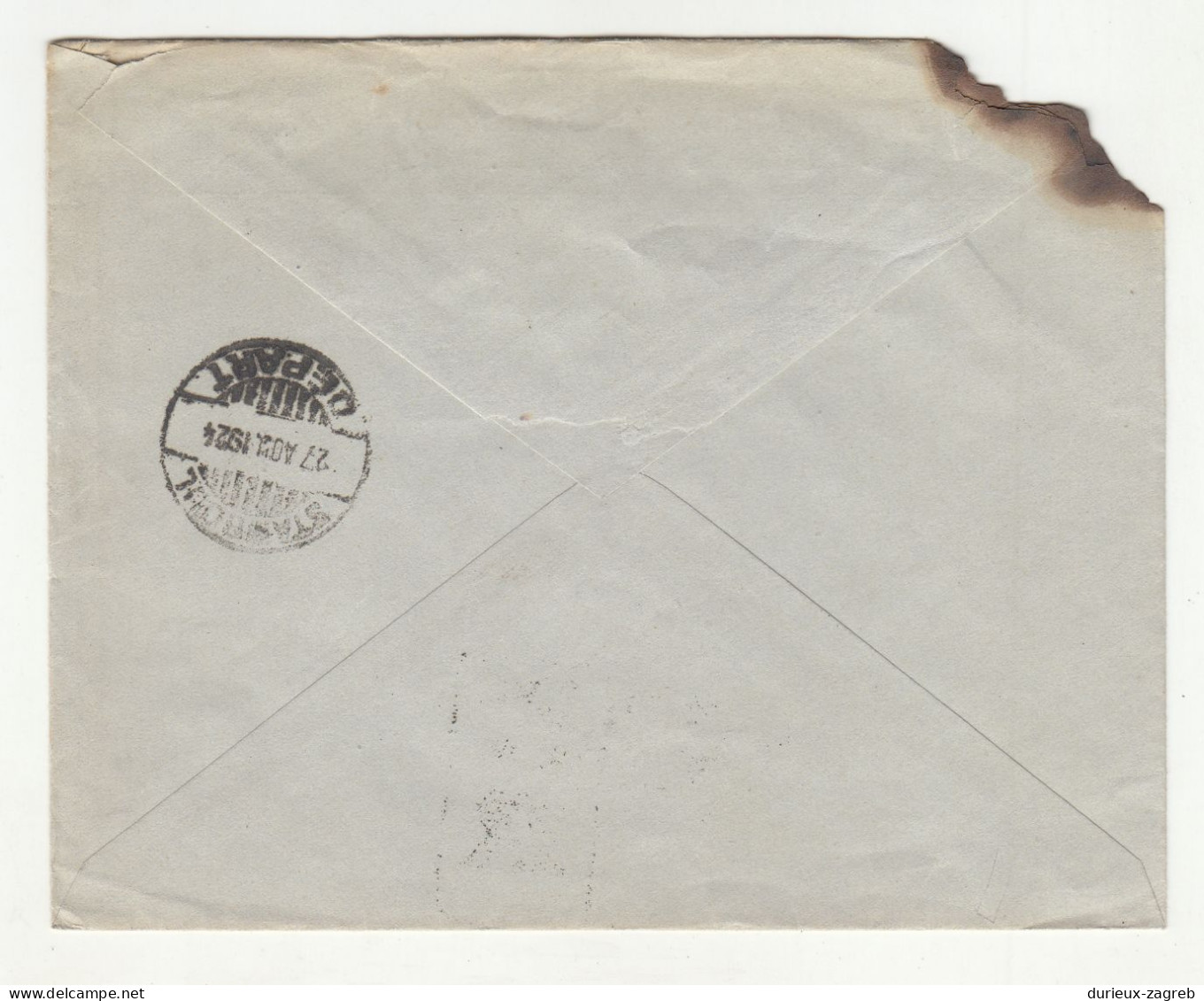 Paul Merian, Constantinople Company Letter Cover Posted Registered 1924 To Germany B230801 - Lettres & Documents