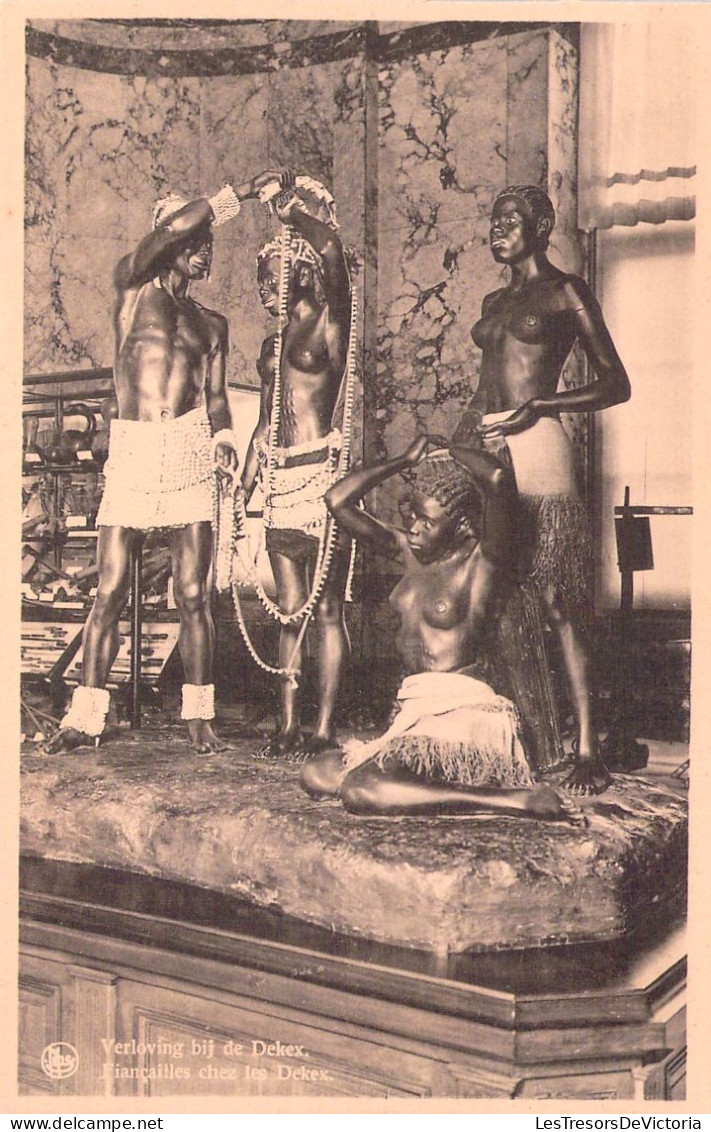 ART - Sculpture - Fiançailles Chez Les Dekex - Musée Du Congo Belge - Carte Postale Ancienne - Sculture