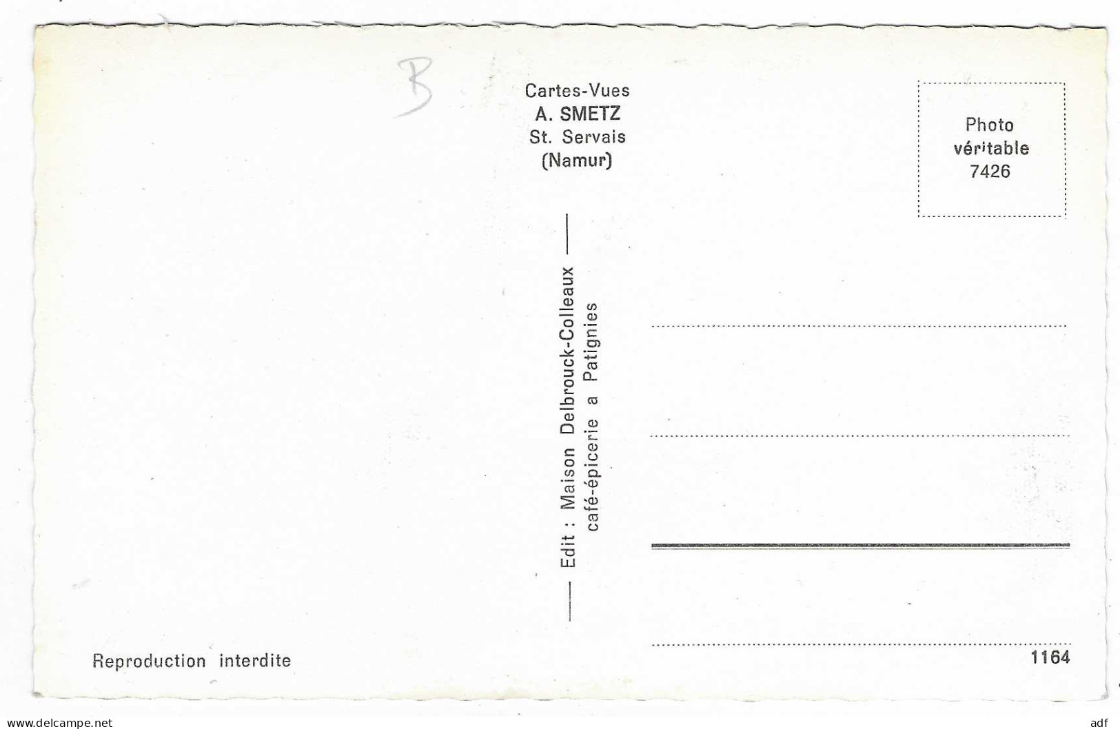 CPSM PATIGNIES, LES ECOLES, ECOLE, Format 9 Cm Sur 14 Cm Environ, GEDINNE, BELGIQUE - Gedinne